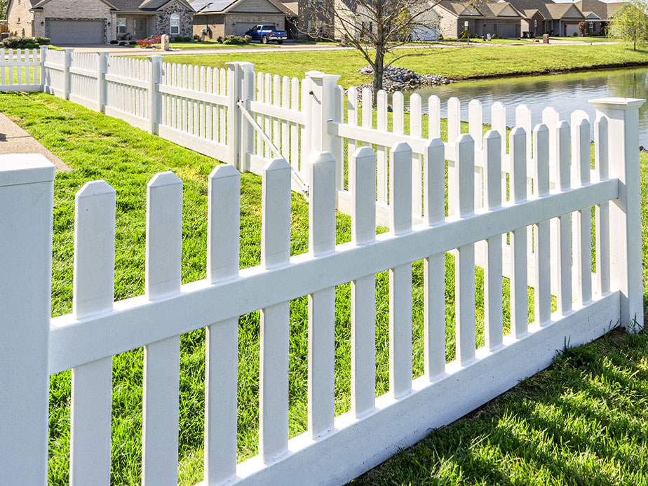 Decorative Fence Example in Nebraska City Nebraska
